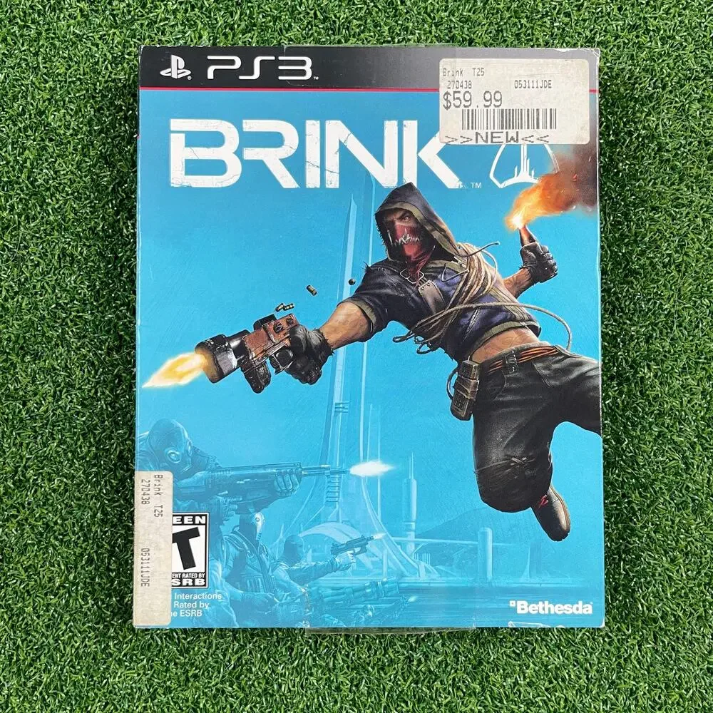 Brink (Sony PlayStation 3, 2011) Complete in Box CIB